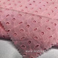 Pink Embroidery Cotton Fabric